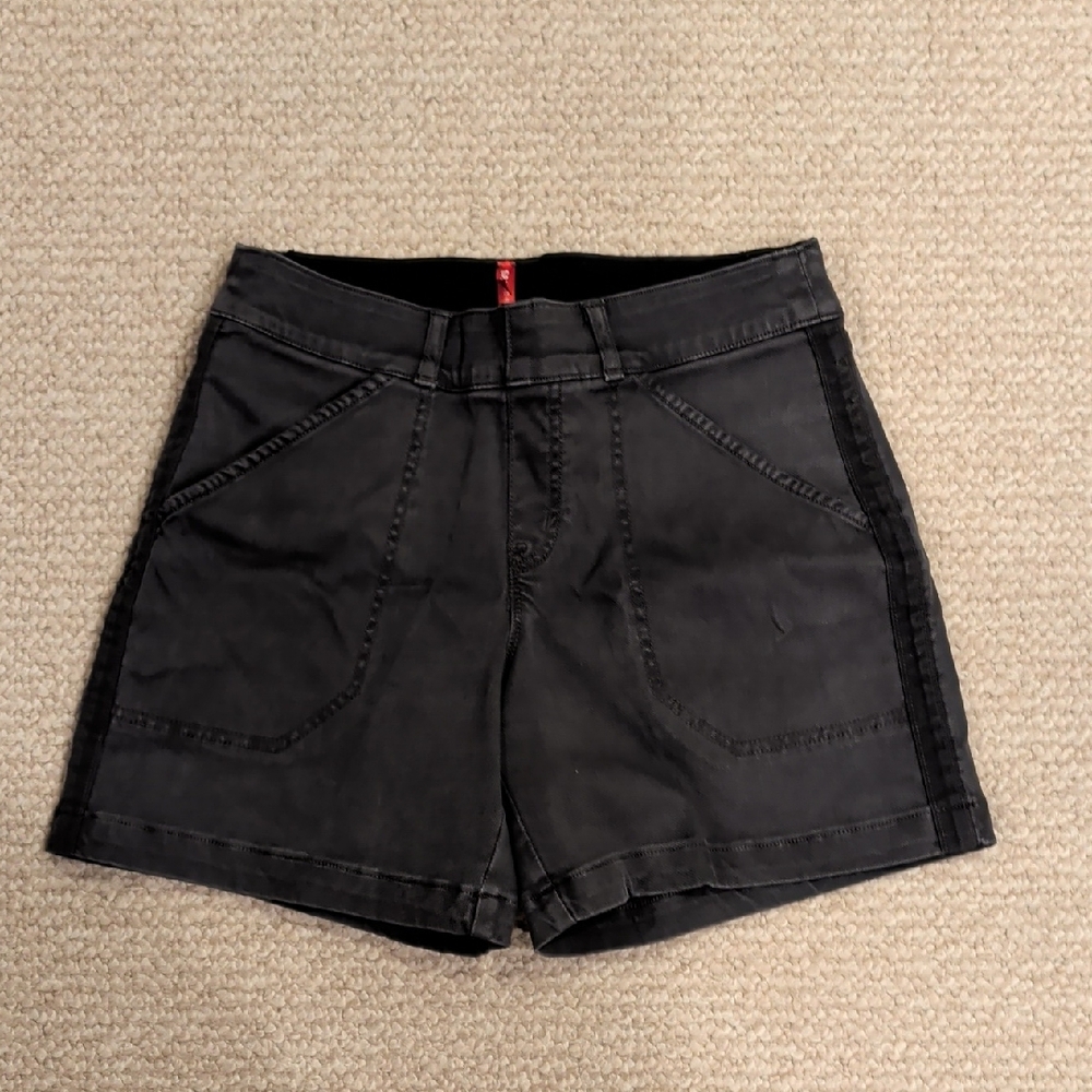 SPANX Black Utility Shorts